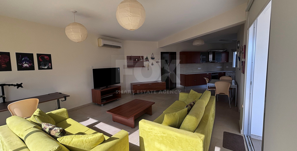 For Rent Spacious Furnished 2-Bed Apartment, Agios Athanasios