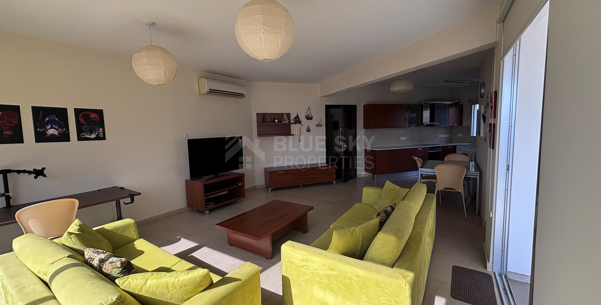 For Rent Spacious Furnished 2-Bed Apartment, Agios Athanasios