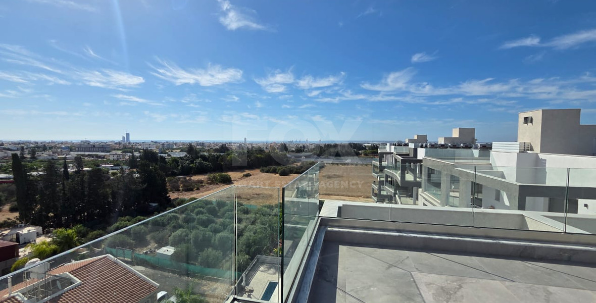 Brand new Two bedroom penthouse with Roof Garden for rent in Kato Polemidia