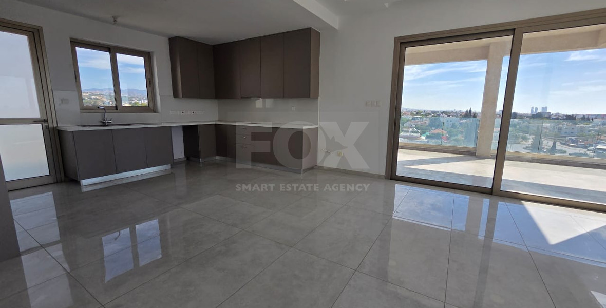 Brand new Two bedroom penthouse with Roof Garden for rent in Kato Polemidia