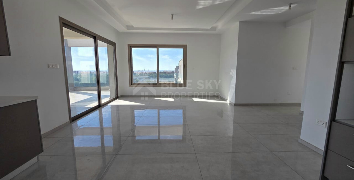 Brand new Two bedroom penthouse with Roof Garden for rent in Kato Polemidia
