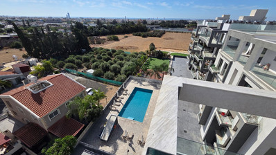 Brand new Two bedroom penthouse with Roof Garden for rent in Kato Polemidia