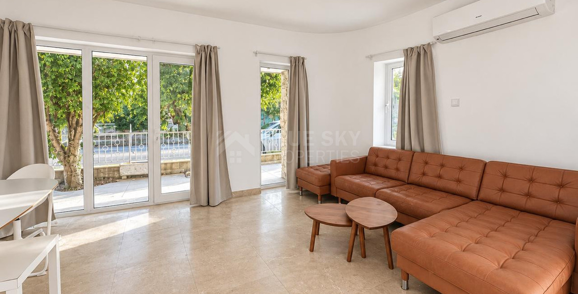 For Rent Renovated Two-Bedroom Ground-Floor Bungalow in Agios Ioannis
