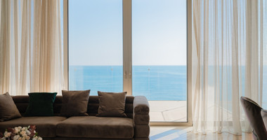 Three bedroom luxury apartment on the eight floor ,  in Kato Paphos for sale