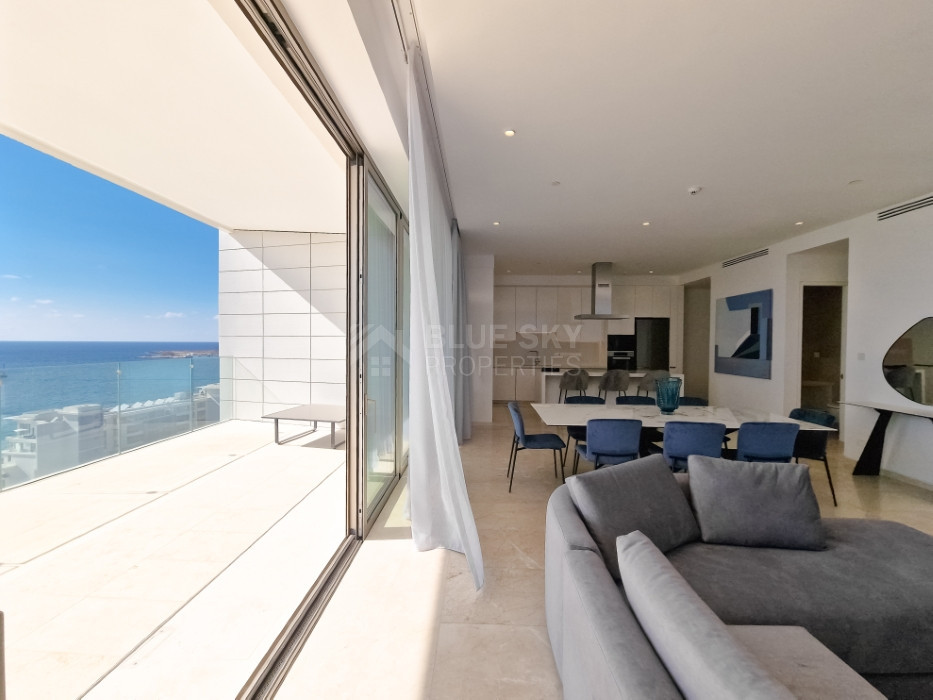 Luxury three Bedroom Sea View Apartment for Sale in Kato Pafos | 9th Floor