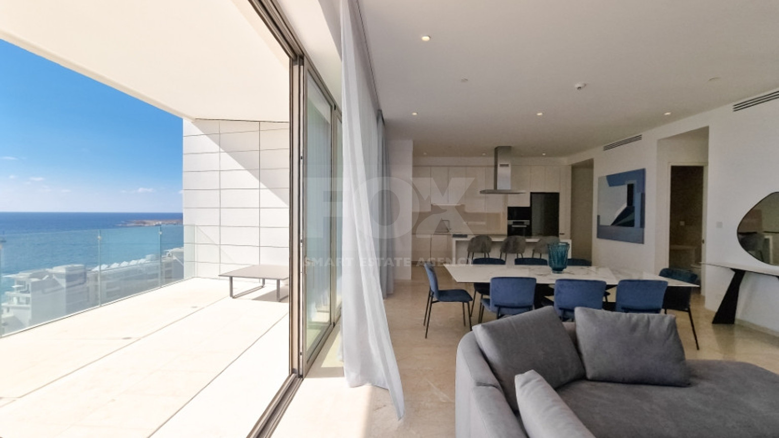 Luxury three Bedroom Sea View Apartment for Sale in Kato Pafos | 9th Floor