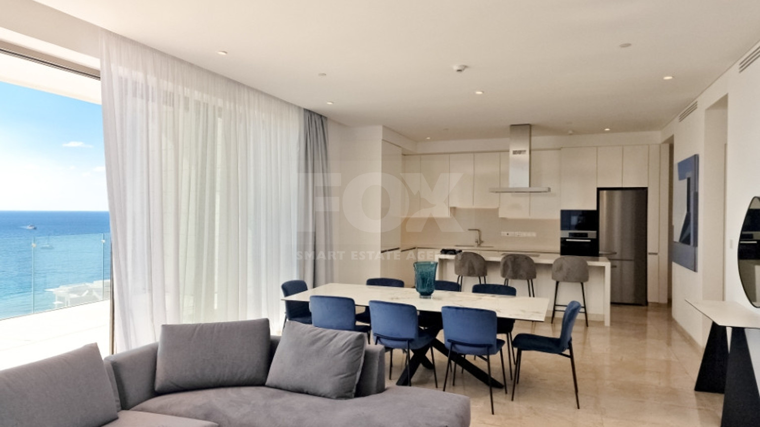Luxury three Bedroom Sea View Apartment for Sale in Kato Pafos | 9th Floor