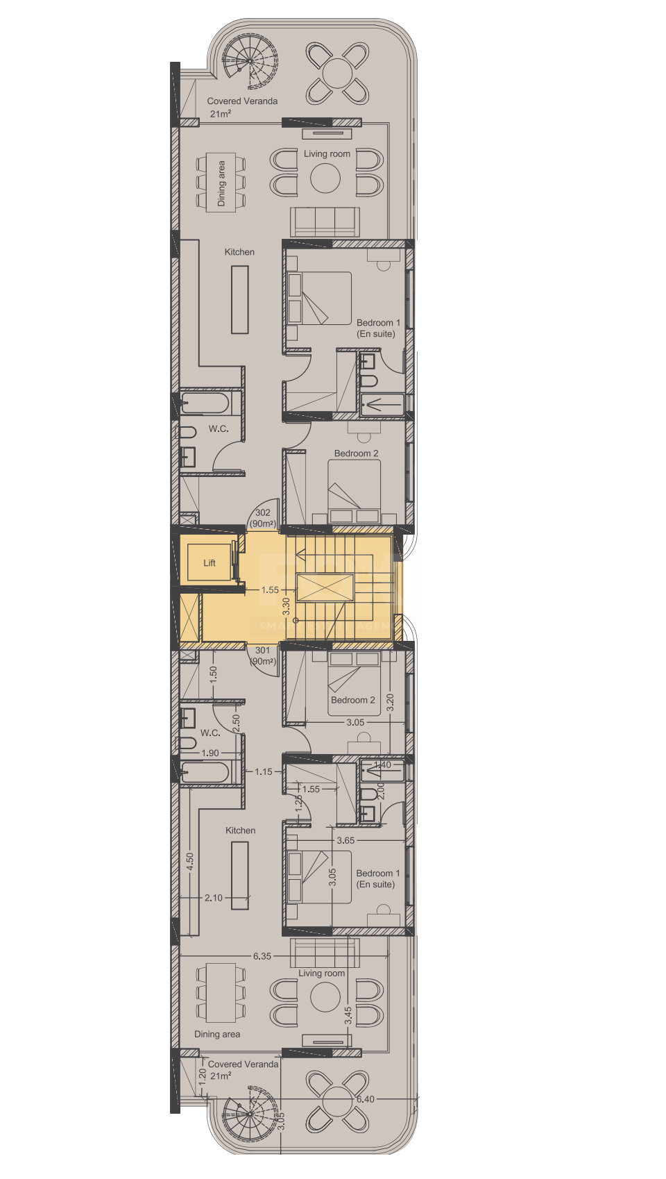 Luxury 2-Bedroom Penthouse for Sale in Limassol with Private Roof Garden