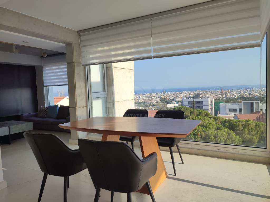 For Sale Luxury Four-Bedroom Penthouse with Panoramic Views of Limassol, in Panthea