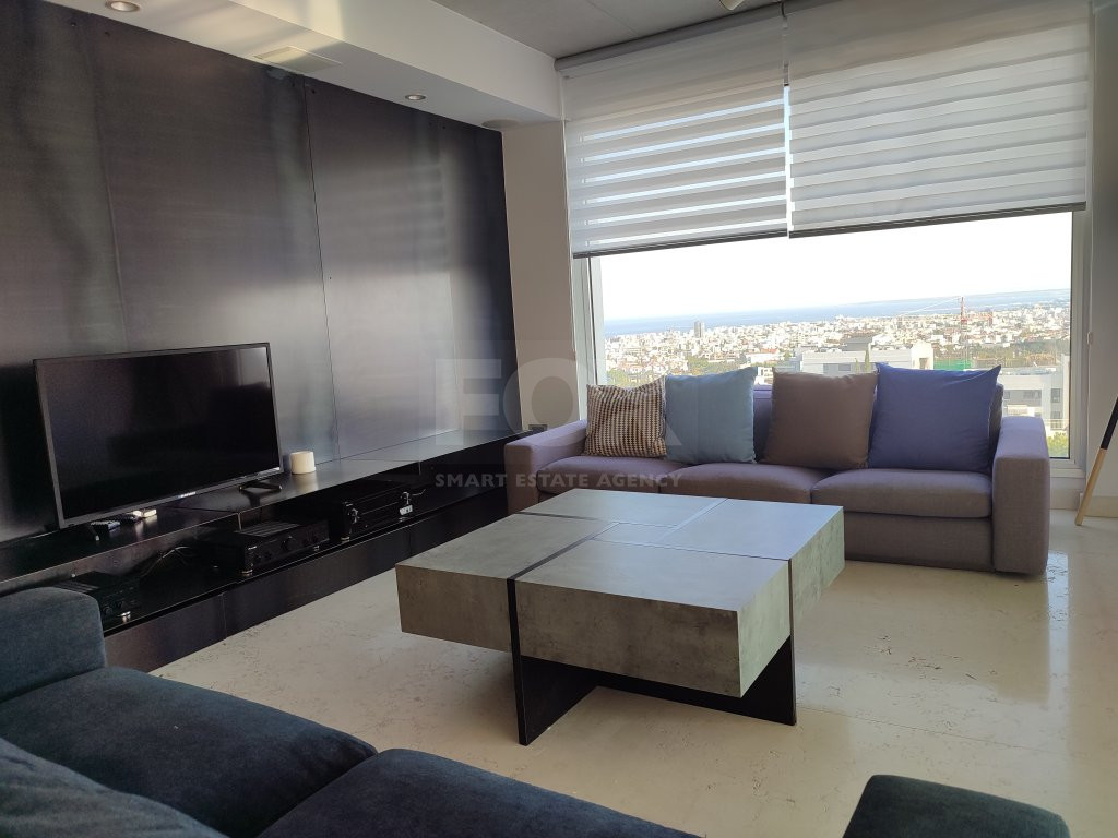 For Sale Luxury Four-Bedroom Penthouse with Panoramic Views of Limassol, in Panthea