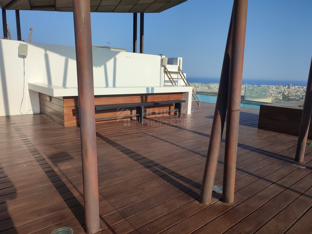 For Sale Luxury Four-Bedroom Penthouse with Panoramic Views of Limassol, in Panthea
