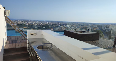 For Sale Luxury Four-Bedroom Penthouse with Panoramic Views of Limassol, in Panthea