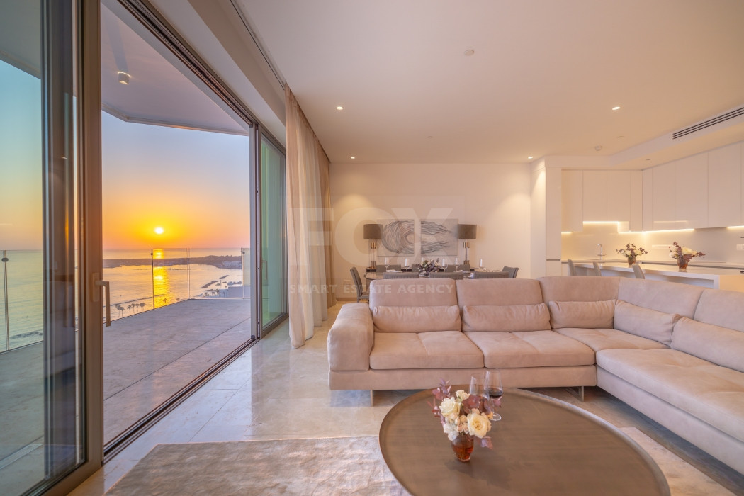 Luxury three Bedroom Sea View Apartment for Sale in Kato Pafos | 9th Floor