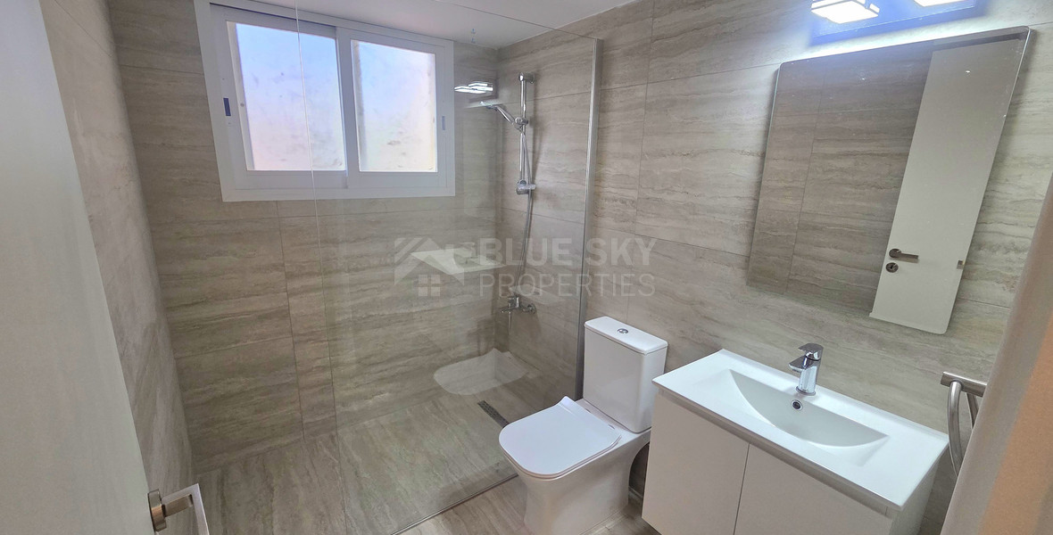 Near The Sea, Fully Renovated unfurnished (optional furhised) Two-Bedroom Penthouse for Rent in Parekklisia Tourist Area , Limassol