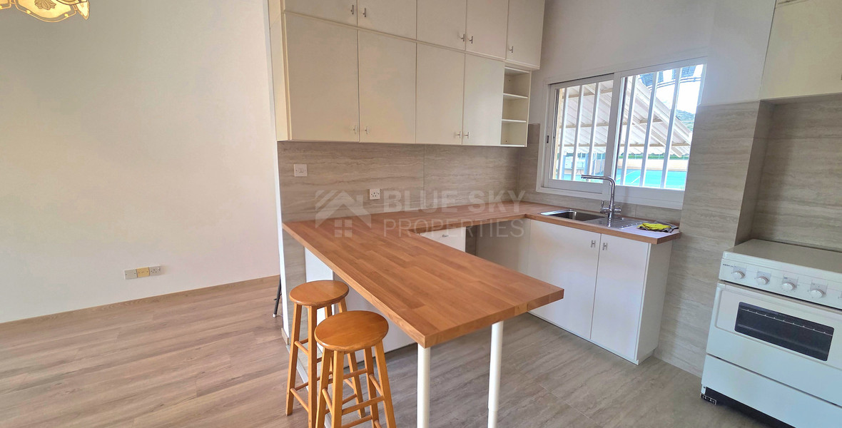 Near The Sea, Fully Renovated unfurnished (optional furhised) Two-Bedroom Penthouse for Rent in Parekklisia Tourist Area , Limassol