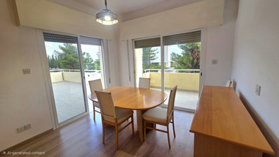 Near The Sea, Fully Renovated unfurnished (optional furhised) Two-Bedroom Penthouse for Rent in Parekklisia Tourist Area , Limassol