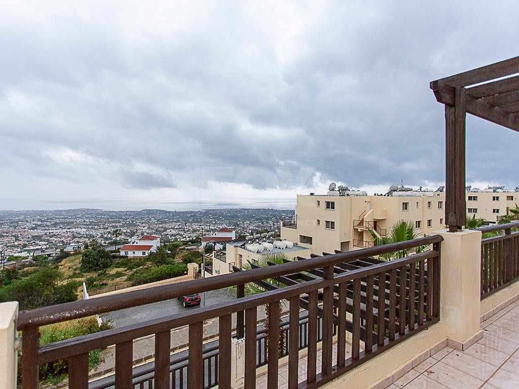 Two Bedroom Apartment in Pegeia, Paphos with Sea Views & Communal Pools, for sale