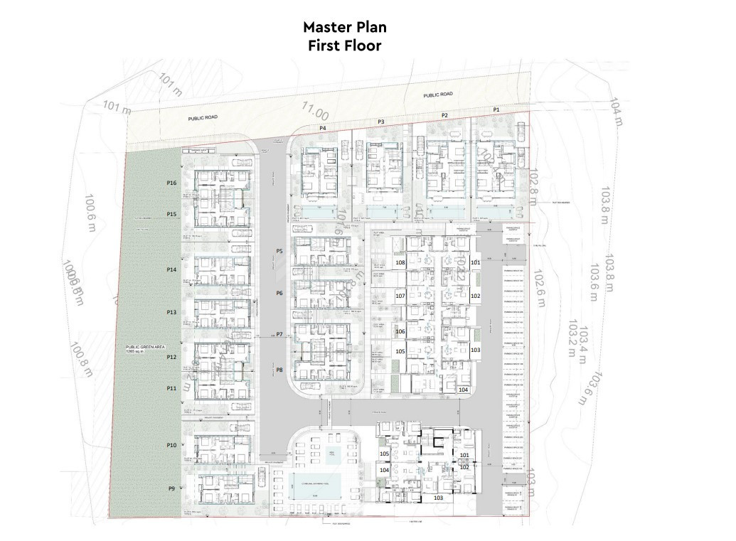 Luxury two Bedroom key ready apartment in Emba, Paphos | Communal swimming pool & Energy Class A-Contemporary Living in a Serene Setting