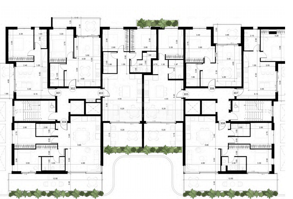 Modern 1-Bedroom Residence with Private Greenery