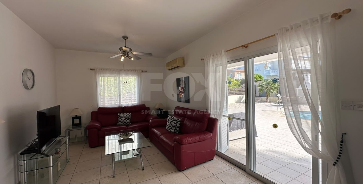 Luxury four Bedroom Detached Villa with Private Pool & Sea Views for Sale in Sea Caves – St George, Paphos | Full title deeds
