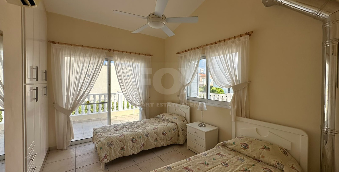 Luxury four Bedroom Detached Villa with Private Pool & Sea Views for Sale in Sea Caves – St George, Paphos | Full title deeds