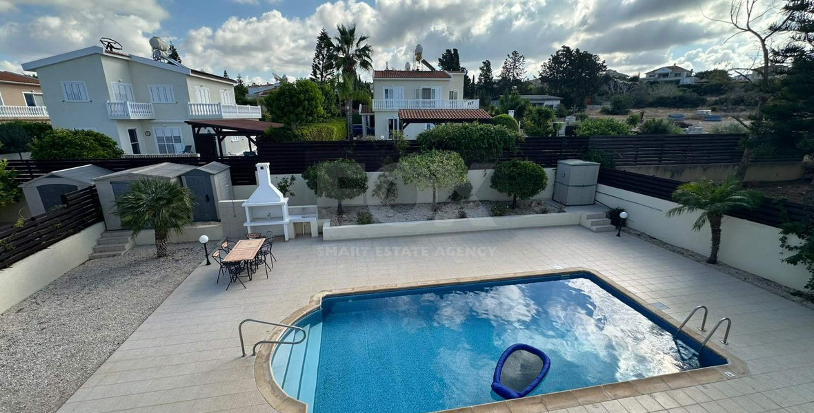 Luxury four Bedroom Detached Villa with Private Pool & Sea Views for Sale in Sea Caves – St George, Paphos | Full title deeds