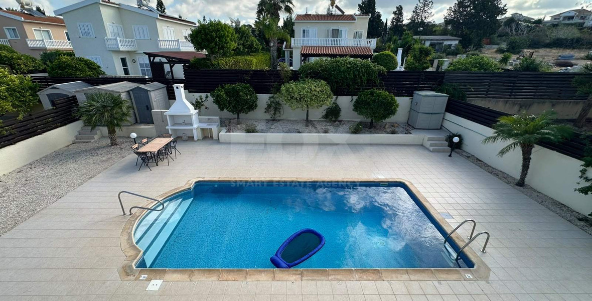 Luxury four Bedroom Detached Villa with Private Pool & Sea Views for Sale in Sea Caves – St George, Paphos | Full title deeds