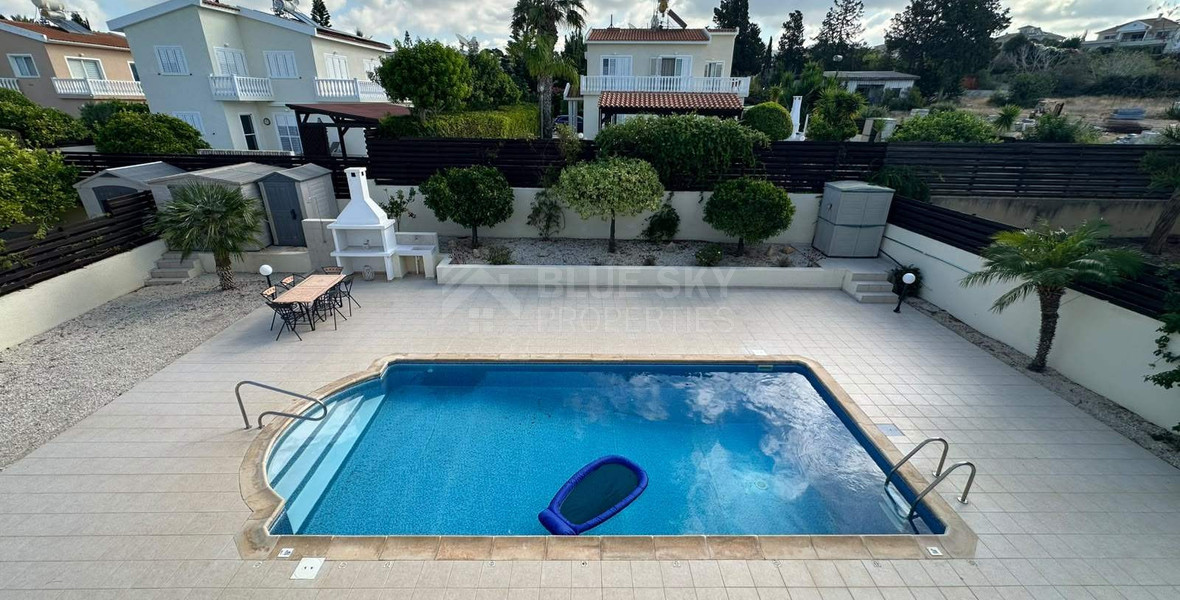 Luxury four Bedroom Detached Villa with Private Pool & Sea Views for Sale in Sea Caves – St George, Paphos | Full title deeds