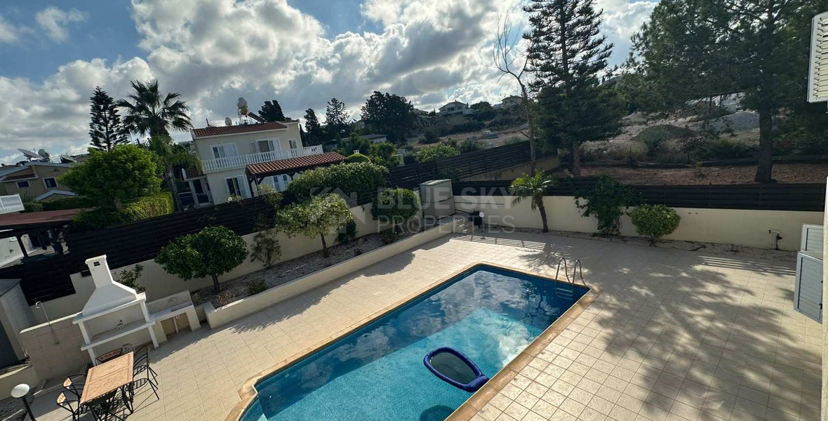 Luxury four Bedroom Detached Villa with Private Pool & Sea Views for Sale in Sea Caves – St George, Paphos | Full title deeds