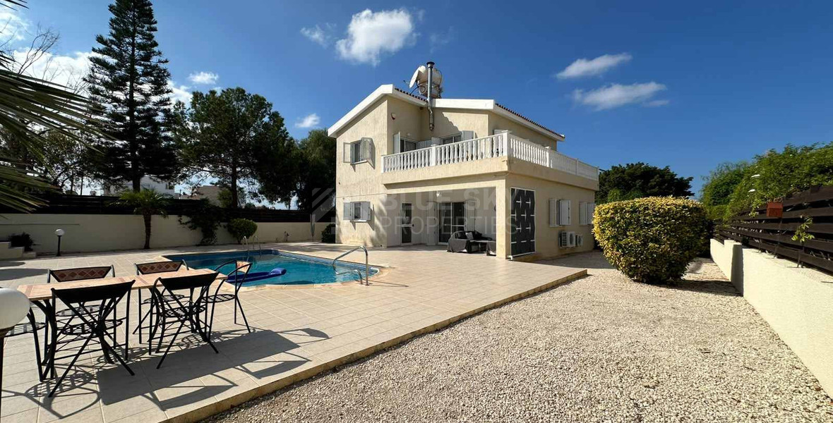 Luxury four Bedroom Detached Villa with Private Pool & Sea Views for Sale in Sea Caves – St George, Paphos | Full title deeds