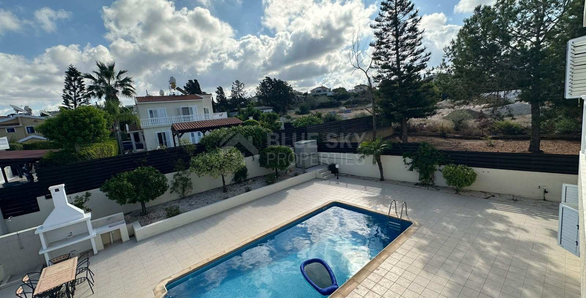 Luxury four Bedroom Detached Villa with Private Pool & Sea Views for Sale in Sea Caves – St George, Paphos | Full title deeds