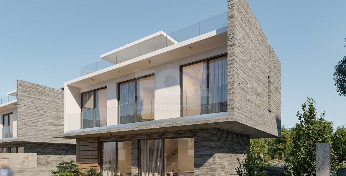 Three-Bedroom Villa with Private Pool and Roof Garden in Kato Paphos, for sale
