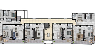 Contemporary 2-Bedroom Apartment on the Second Floor