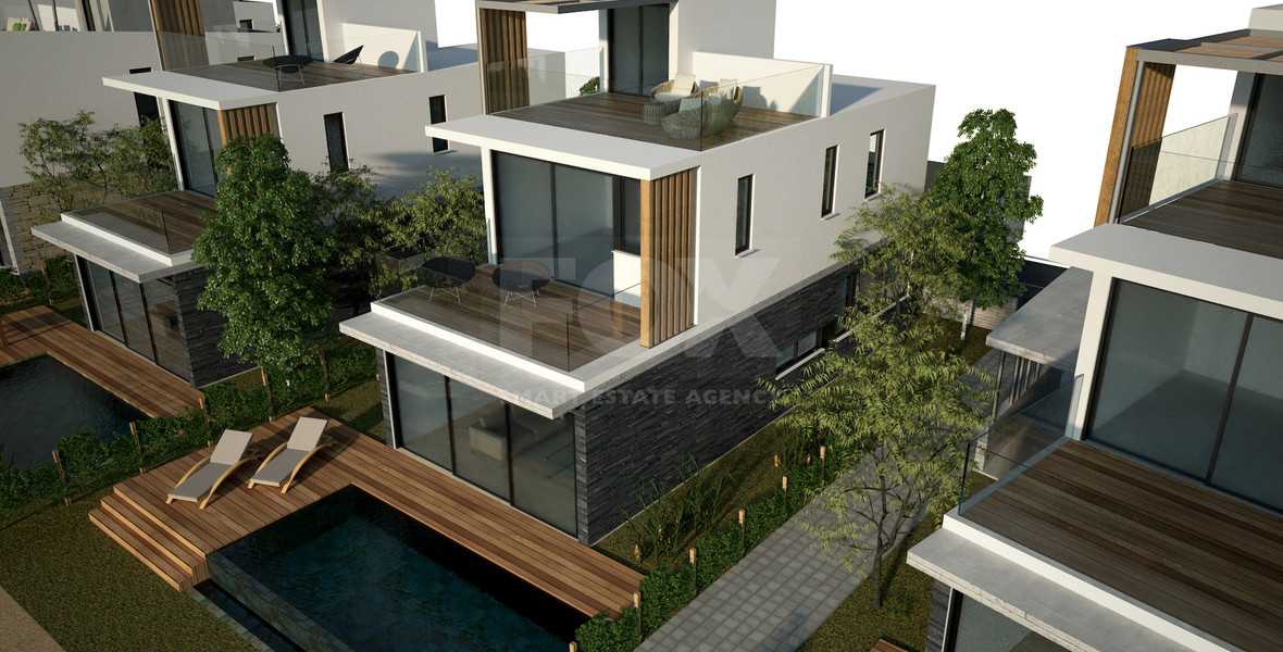 Three bedroom villas , Mediterranean Villas in Anavargos, Paphos | Modern Family Living-Key ready
