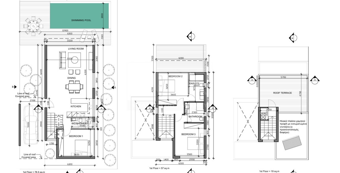 Three bedroom villas , Mediterranean Villas in Anavargos, Paphos | Modern Family Living-Key ready