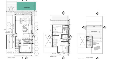Three bedroom villas , Mediterranean Villas in Anavargos, Paphos | Modern Family Living-Key ready