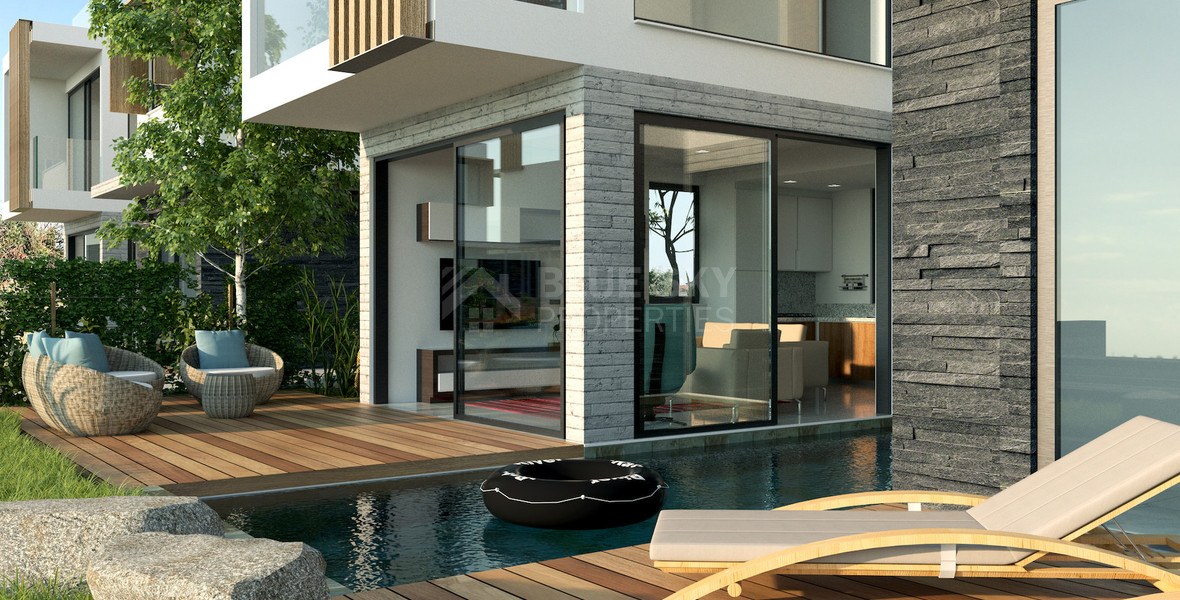 Three bedroom villas luxury Villa in Anavargos, Paphos | Private Pool & Roof Garden, for sale