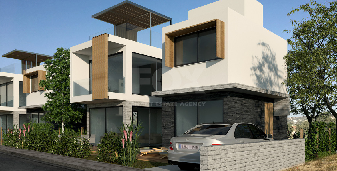 Three bedroom villas luxury Villa in Anavargos, Paphos | Private Pool & Roof Garden, for sale