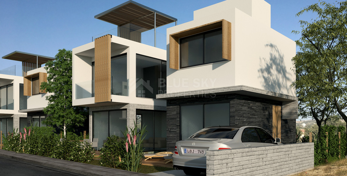 Three bedroom villas luxury Villa in Anavargos, Paphos | Private Pool & Roof Garden, for sale