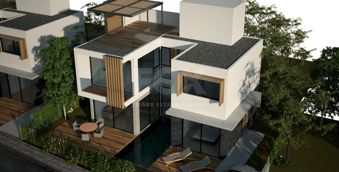 Three bedroom villas luxury Villa in Anavargos, Paphos | Private Pool & Roof Garden, for sale