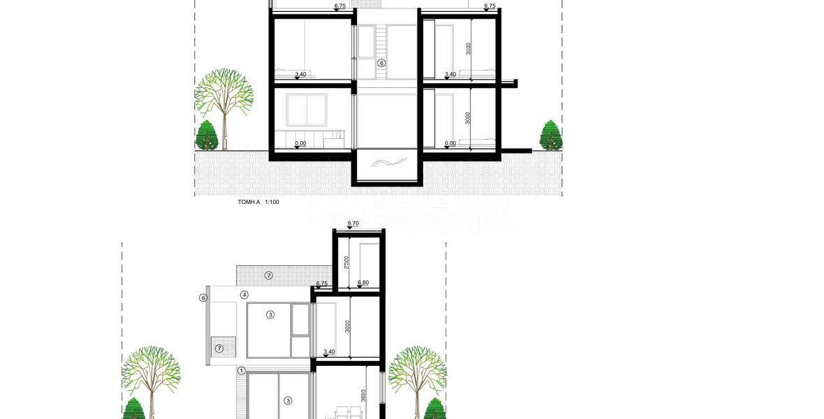 Three bedroom villas luxury Villa in Anavargos, Paphos | Private Pool & Roof Garden, for sale