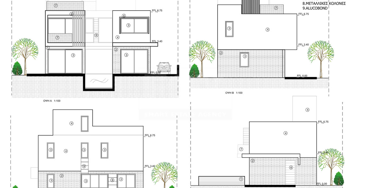 Three bedroom villas luxury Villa in Anavargos, Paphos | Private Pool & Roof Garden, for sale