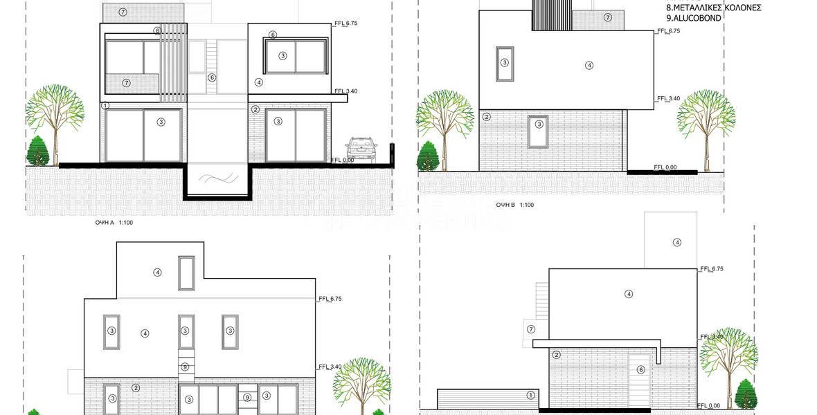Three bedroom villas luxury Villa in Anavargos, Paphos | Private Pool & Roof Garden, for sale
