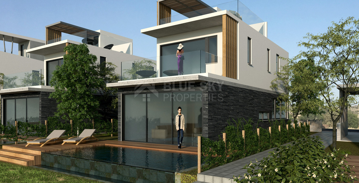 For sale , three-bedroom  Villas in Anavargos, Paphos | Modern Family Living  in a Prime Paphos Location