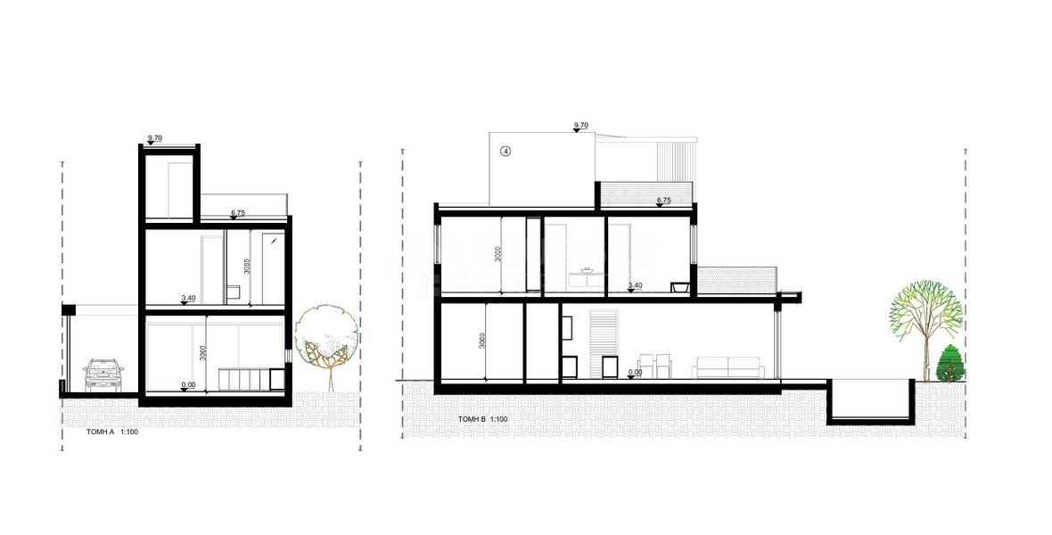 For sale , three-bedroom  Villas in Anavargos, Paphos | Modern Family Living  in a Prime Paphos Location