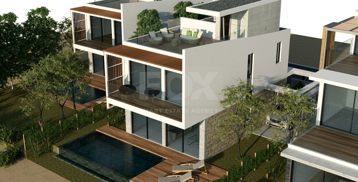 For sale Exclusive four Bedroom Villas in Anavargos, Paphos |  Roof Garden