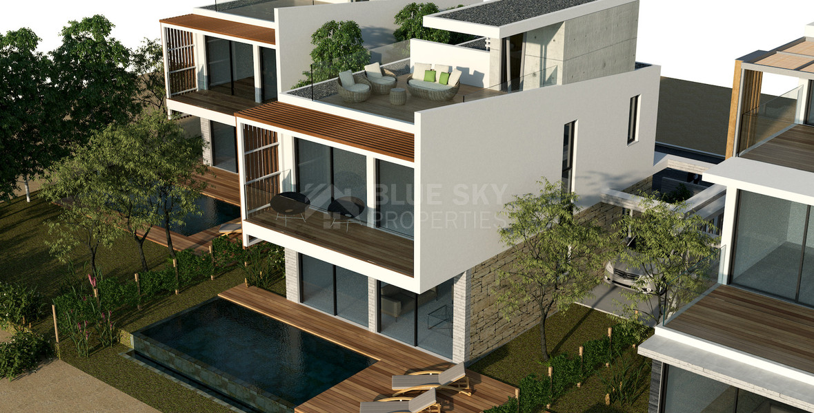 For sale Exclusive four Bedroom Villas in Anavargos, Paphos |  Roof Garden