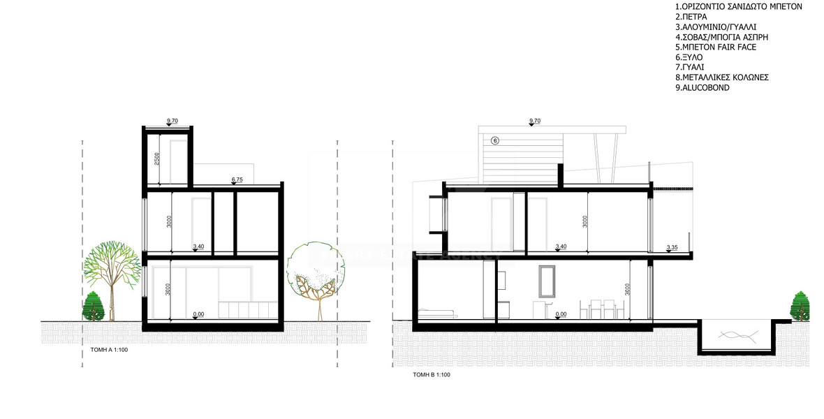 For sale Exclusive four Bedroom Villas in Anavargos, Paphos |  Roof Garden