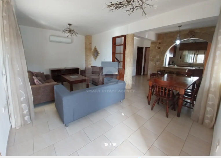 Four-Bedroom Furnished House for Rent in Tremithousa, Paphos | Sea & Mountain Views , for Rent