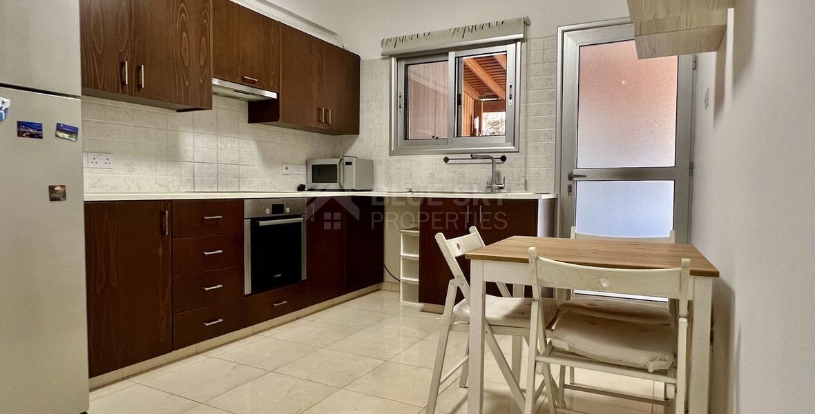 Fully Renovated 2-Bedroom Apartment with Large Private Patio For Rent – Agia Fyla